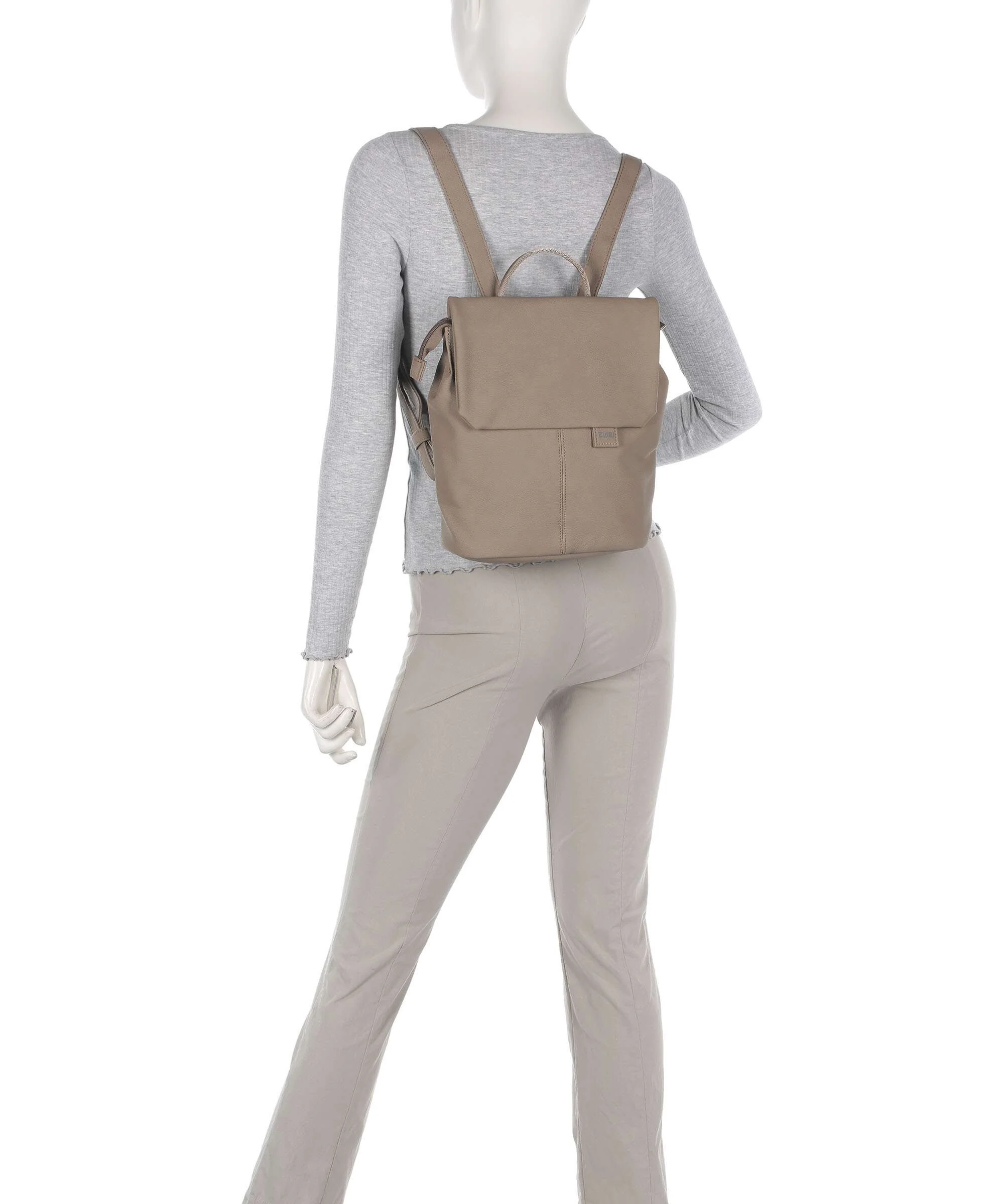 Zwei Mademoiselle.M MR8 Backpack nubuk cappuccino - Image 3